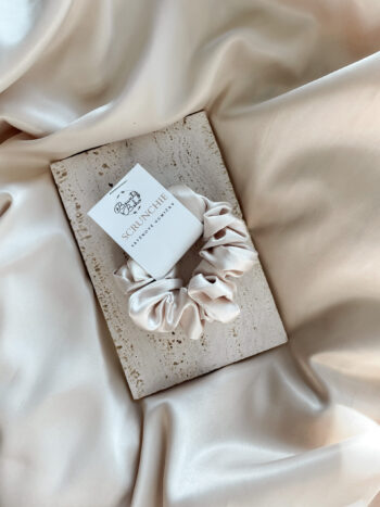 Scrunchie champagne